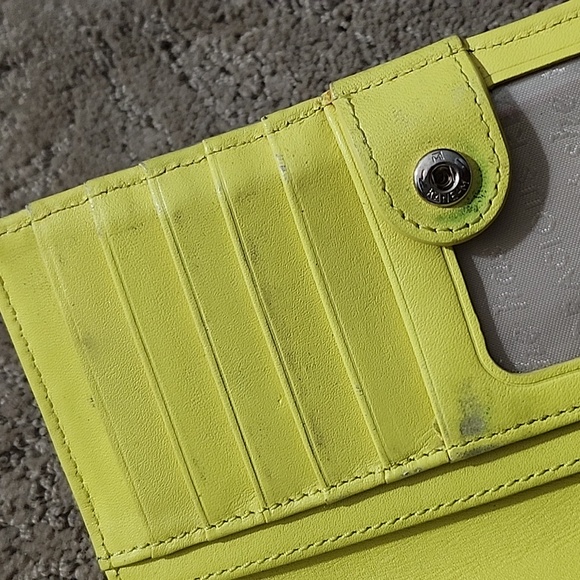 Kate Spade wallet medium size,grey& yellow - Picture 4 of 6